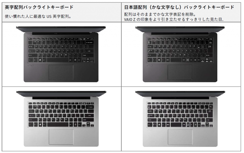 VAIO Z」で新規配列キーボード選択及び交換可能 - ナカムラ電器-ソニー