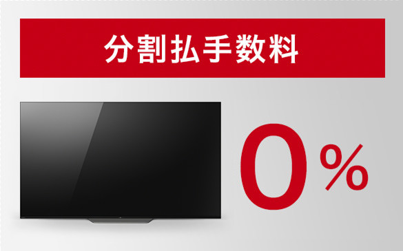 24回払いまで 分割払手数料0%