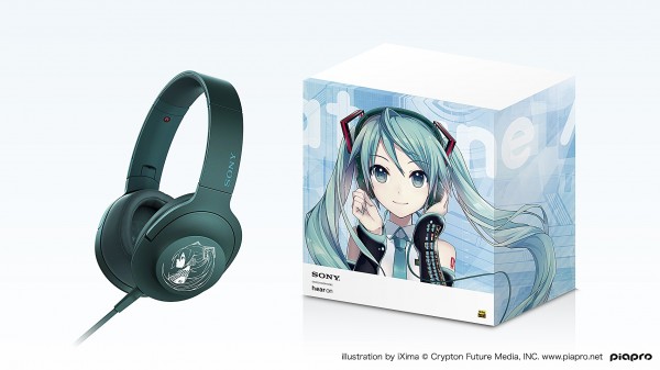 ソニーヘッドホン h.ear on「MDR-100A)」に 初音ミクモデル が登場！