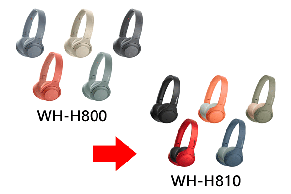 6892円 好評受付中 h.ear on 3 Mini Wireless WH-H810 L ブルー