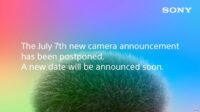 ソニー、7月7日23時予定の新型カメラの発表延期を発表