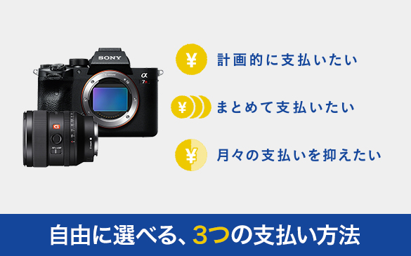 デジタル一眼カメラ『α7Ⅳ』を月々7,500円で買う方法