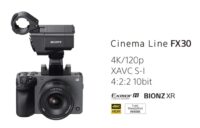 10月14日発売 Cinema Line カメラ『 FX30 』先行予約販売開始