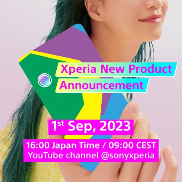 Xperia 新商品を日本時間2023年9月1日16時より発表！