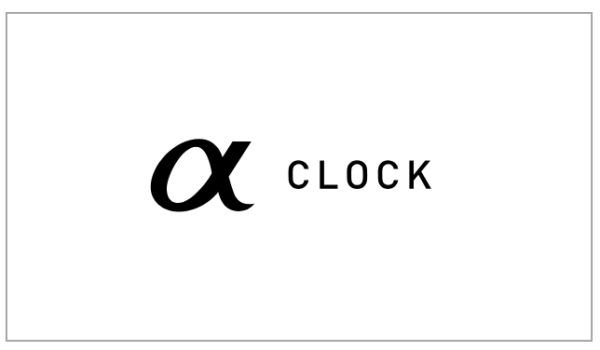 αClock for BRAVIA