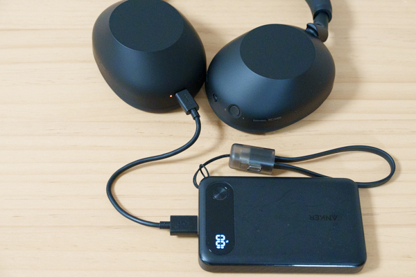 聞きながら充電