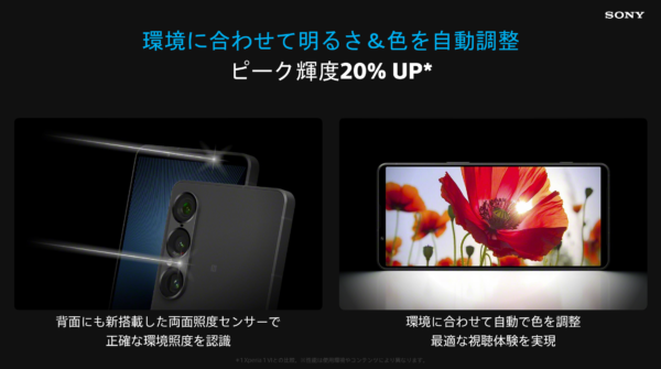 Xperia 1 VII　ブラビア