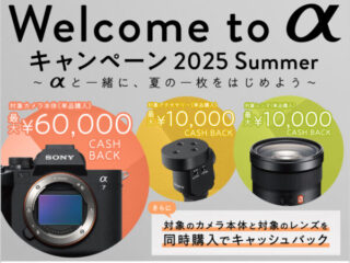 ソニーαキャッシュバックキャンペーン
