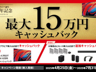 ブラビア誕生20年記念キャンペーン