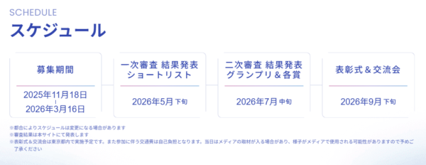 THE NEW CREATORS 2025 募集開始