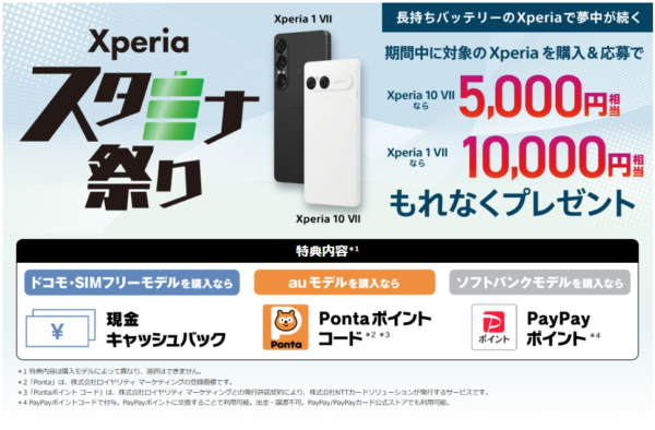Xperia スタミナ祭り