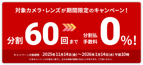 ソニーストア 分割60回 手数料0%