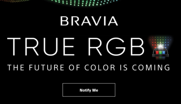 BRAVIA TRUE RGB