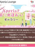 Xperia Lounge 春 写真 投稿