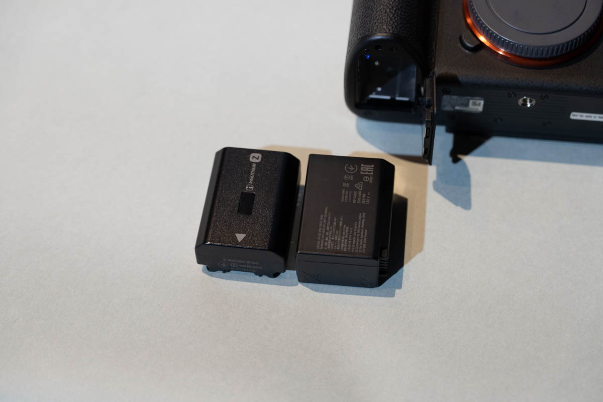 α7R VI 実機レビュー バッテリー