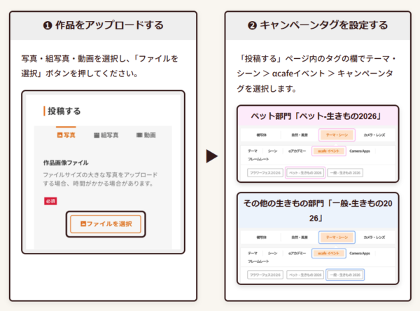 生きものフォト ムービー キャンペーン