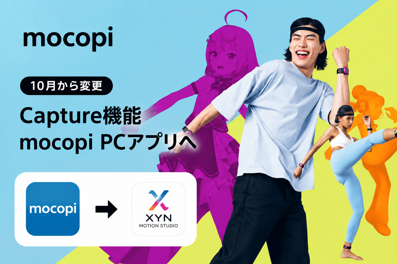 「XYN Motion Studio アプリのCapture機能