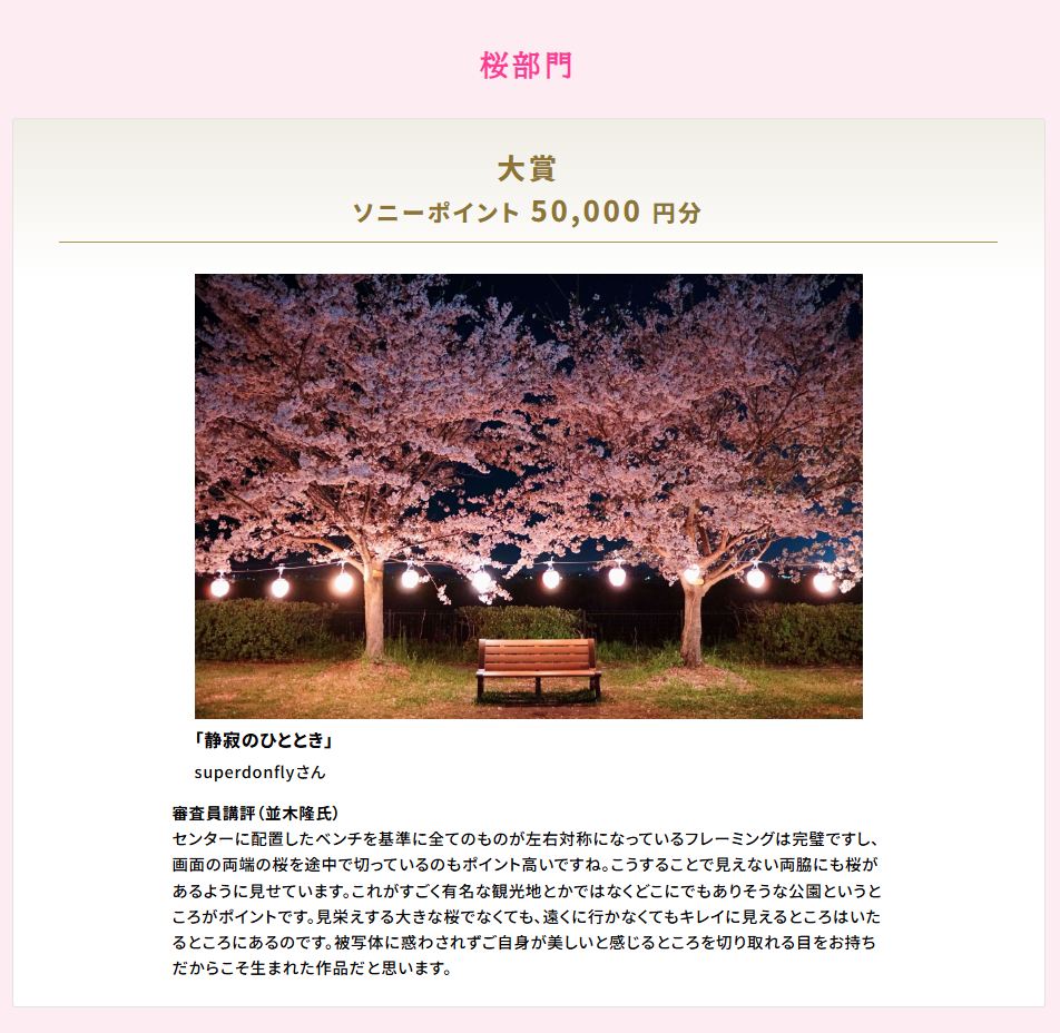 静寂のひととき