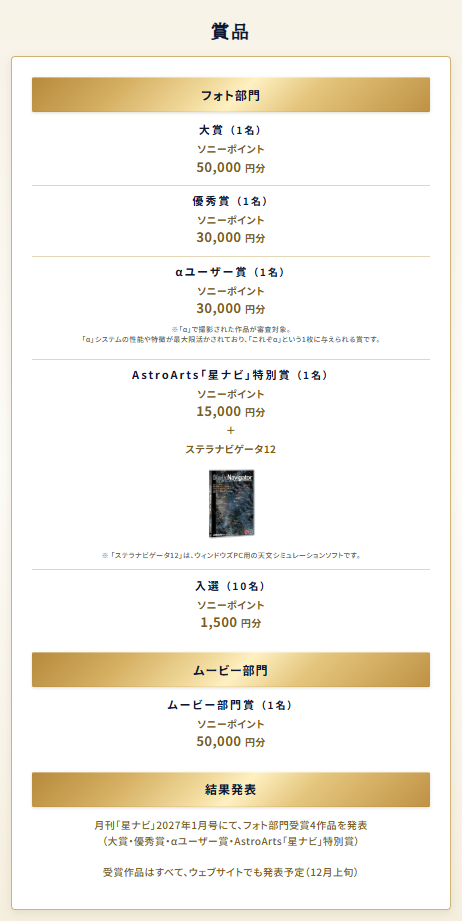 賞品