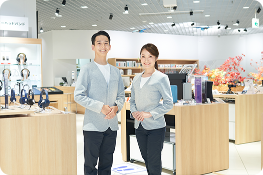グレーとネイビーの制服