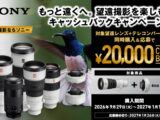 もっと遠くへ。望遠撮影を楽しもうキャッシュバックキャンペーン