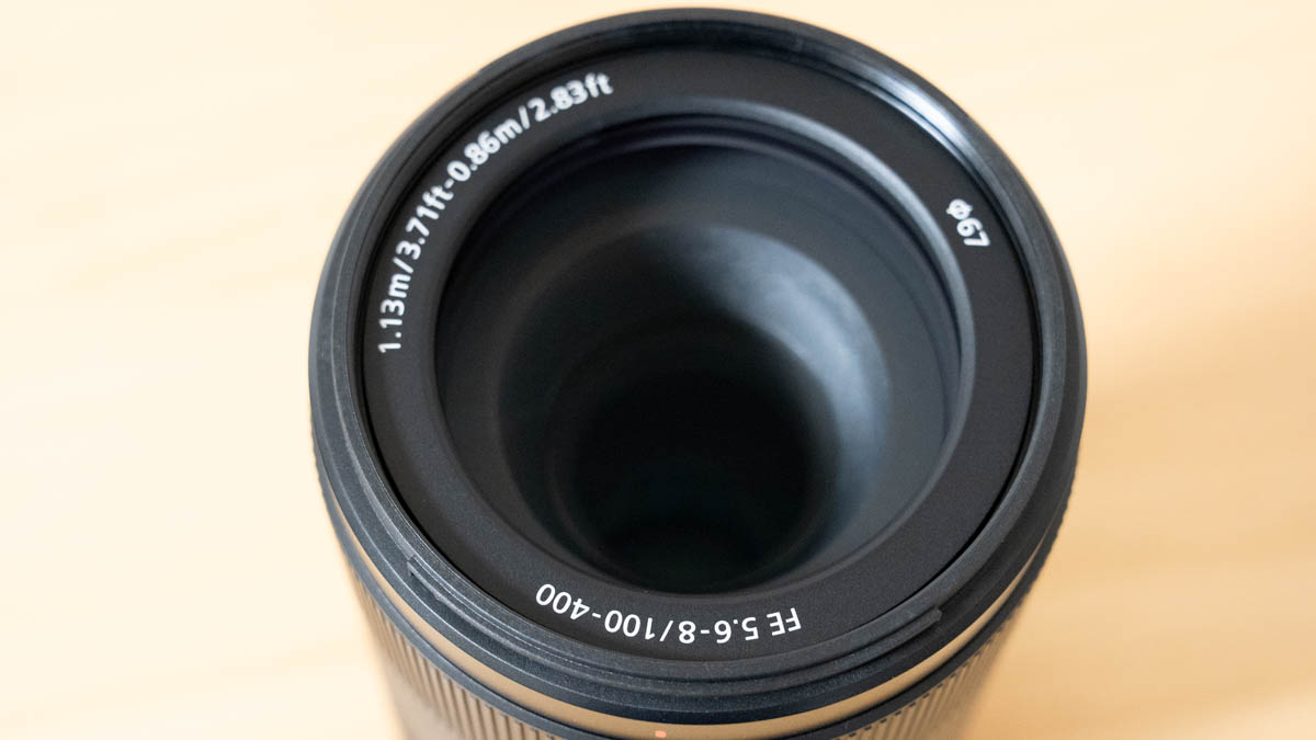 FE 100-400mm F5.6-8 OSS