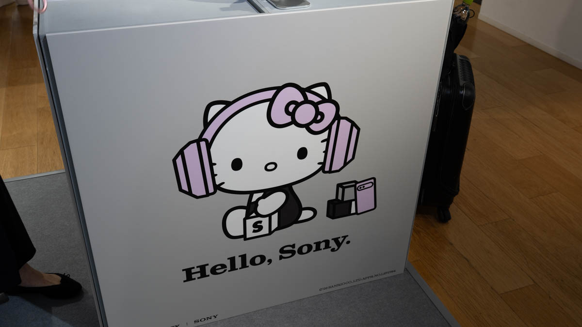 ハローキティ×ソニーのソニーストア銀座展示