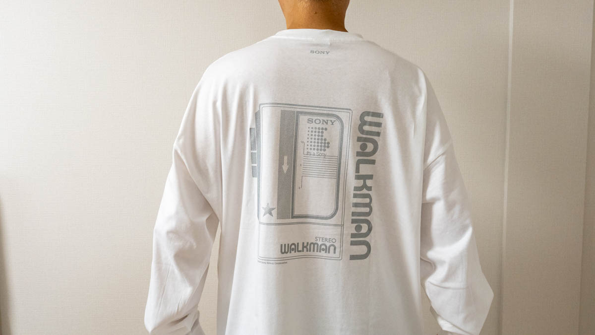 長袖TシャツWM-8シリーズ Lサイズ着用