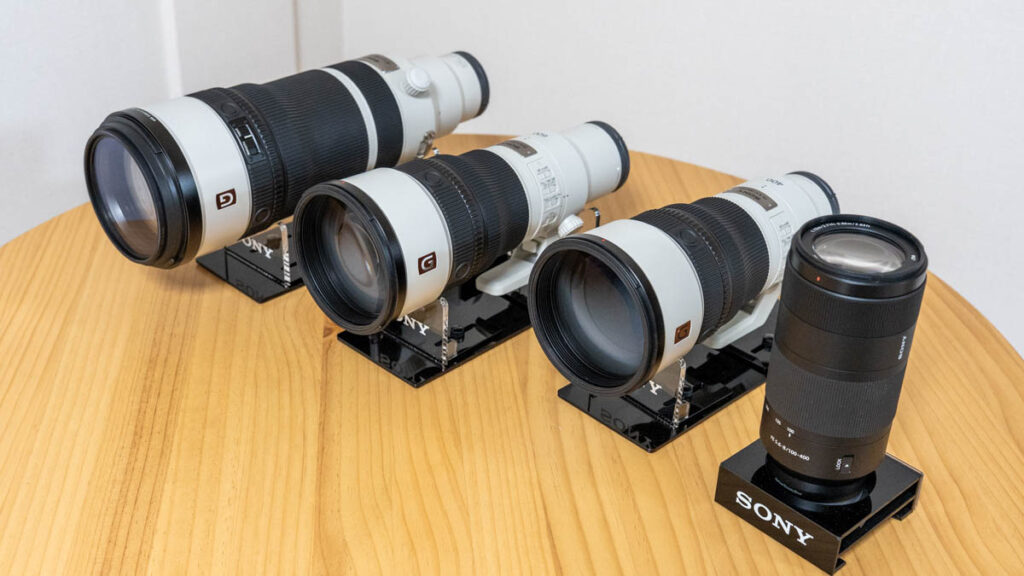 超望遠レンズ4本を比較｜400mm・600mm GM発売