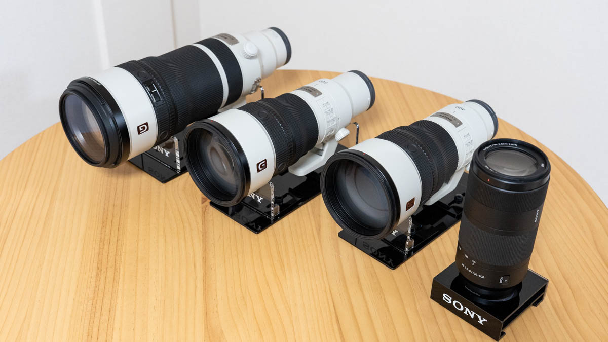 ソニー FE 600mm F6.3 GM OSS（SEL600F63GM）の店頭展示
