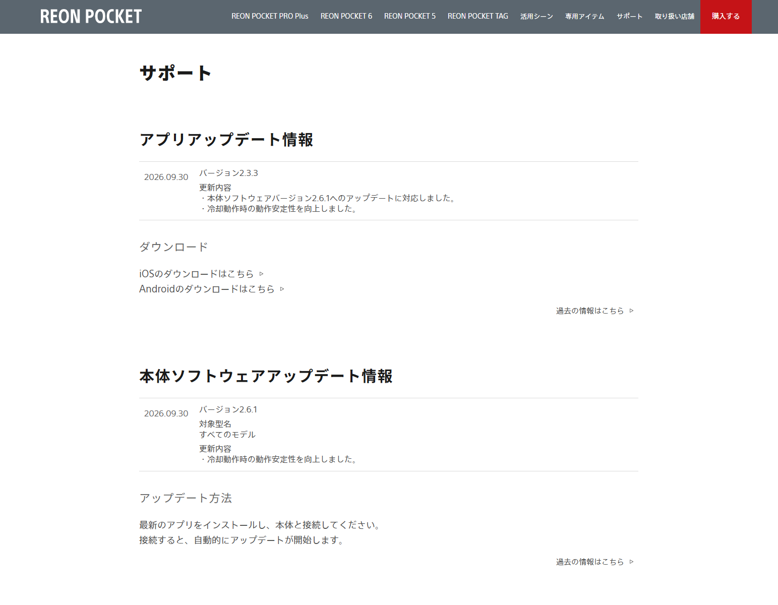 サポート